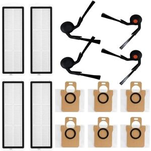 INF Kit d'accessoires de remplacement compatible avec Xiaomi Mi Robot Vacuum 6/6Max/6pro – Filtres x4, Brosses latérales x4,