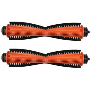 INF Kit 2 brosses principales de remplacement compatible avec Xiaomi 6/6 Max/6 Pro – ABS+nylon Rouge