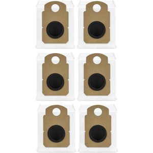 INF Lot de 6 sacs à poussière de remplacement compatibles avec Dyson V10 Optic pour station de vidage automatique, tissu non