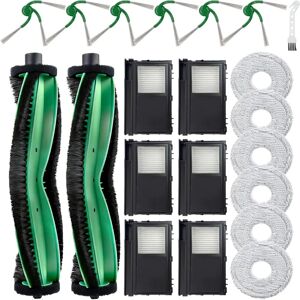INF Kit de pièces de rechange pour aspirateur robot compatible avec iRobot Roomba 415X - Brosses et filtres multicolores en