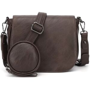 INF Sac bandoulière chic en cuir PU pour femmes café - Publicité INF Sac bandoulière chic en cuir PU pour femmes café - Publicité