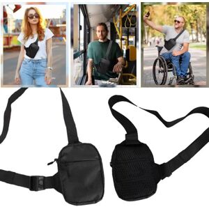 INF Sac Banane Téléphone Épaule Unique - Mini Pochette Décontractée en Polyester avec Multiples Poches - Publicité INF Sac Banane Téléphone Épaule Unique - Mini Pochette Décontractée en Polyester avec Multiples Poches - Publicité