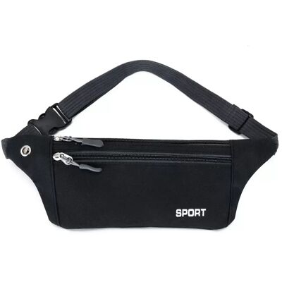 INF Sac banane de course à pied pour téléphones, clés et plus Le noir - Publicité INF Sac banane de course à pied pour téléphones, clés et plus Le noir - Publicité