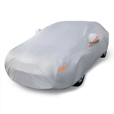 INF Housse de voiture toutes saisons en taffetas de polyester 210T - Grise, Imperméable, Anti-poussière, Pare-soleil XL - Publicité INF Housse de voiture toutes saisons en taffetas de polyester 210T - Grise, Imperméable, Anti-poussière, Pare-soleil XL - Publicité