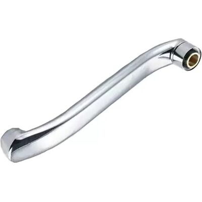 INF Remplacement de Bec de Robinet en Acier Inoxydable 18cm - Extension de Robinet d'Évier de Cuisine Argentée - Publicité INF Remplacement de Bec de Robinet en Acier Inoxydable 18cm - Extension de Robinet d'Évier de Cuisine Argentée - Publicité