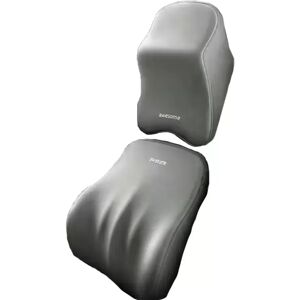 INF Ensemble de coussin de nuque et de soutien lombaire pour voiture Gris - Publicité INF Ensemble de coussin de nuque et de soutien lombaire pour voiture Gris - Publicité