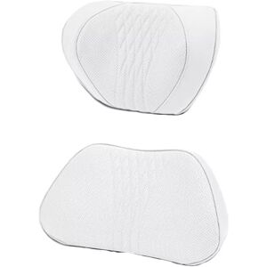 INF Ensemble Coussin et Oreiller de Soutien Lombaire pour Voiture Blanc - Publicité INF Ensemble Coussin et Oreiller de Soutien Lombaire pour Voiture Blanc - Publicité