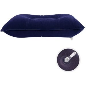 INF Oreiller carré gonflable floqué 2 pièces - Épais et pliable, coussin de voyage et camping Bleu marine - Publicité INF Oreiller carré gonflable floqué 2 pièces - Épais et pliable, coussin de voyage et camping Bleu marine - Publicité