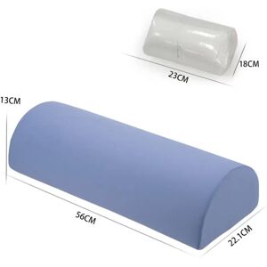 INF Oreiller cervical ergonomique - oreiller en mousse mémoire ice-silk grand 56x22x13cm avec housse amovible lavable Bleu - Publicité INF Oreiller cervical ergonomique - oreiller en mousse mémoire ice-silk grand 56x22x13cm avec housse amovible lavable Bleu - Publicité