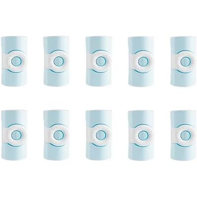 INF Attaches de Drap de Lit 10 Pièces - Clips Antidérapants pour Maintenir les Draps en Place Bleu - Publicité INF Attaches de Drap de Lit 10 Pièces - Clips Antidérapants pour Maintenir les Draps en Place Bleu - Publicité