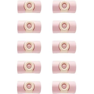 INF Attaches de Drap de Lit 10 Pièces - Clips Antidérapants pour Maintenir les Draps en Place Rose - Publicité INF Attaches de Drap de Lit 10 Pièces - Clips Antidérapants pour Maintenir les Draps en Place Rose - Publicité