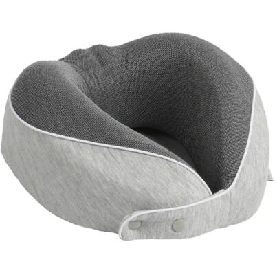 INF Oreiller cervical en mousse à mémoire en U - Soutien ergonomique 3 points, housse zippée amovible, tissu magnétique Gris clair - Publicité INF Oreiller cervical en mousse à mémoire en U - Soutien ergonomique 3 points, housse zippée amovible, tissu magnétique Gris clair - Publicité
