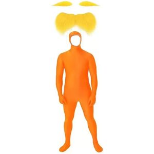 INF Ensemble de Costume Lorax Adulte (Combinaison + Barbe) - Parfait pour Halloween et les Soirées Cosplay L - Publicité INF Ensemble de Costume Lorax Adulte (Combinaison + Barbe) - Parfait pour Halloween et les Soirées Cosplay L - Publicité