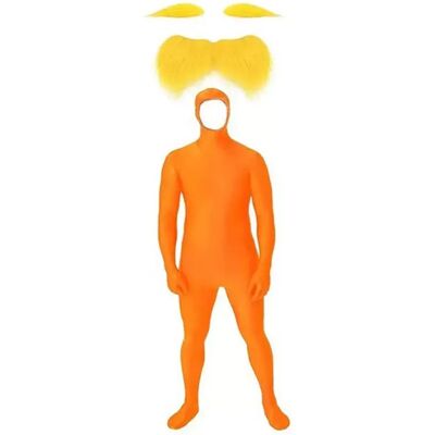 INF Ensemble de Costume Lorax Adulte (Combinaison + Barbe) - Parfait pour Halloween et les Soirées Cosplay M - Publicité INF Ensemble de Costume Lorax Adulte (Combinaison + Barbe) - Parfait pour Halloween et les Soirées Cosplay M - Publicité