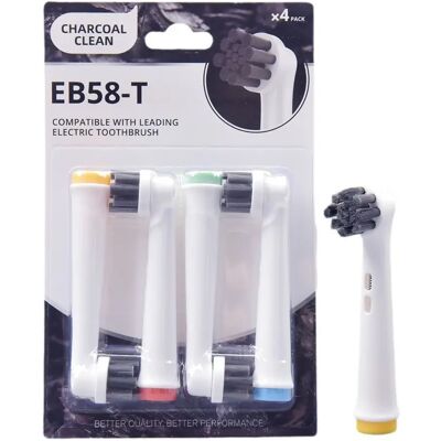 INF Têtes de rechange pour brosse à dents électrique – Lot 2 cartes, 8 têtes rondes POM DuPont, compatibles avec Braun Oral-B - Publicité INF Têtes de rechange pour brosse à dents électrique – Lot 2 cartes, 8 têtes rondes POM DuPont, compatibles avec Braun Oral-B - Publicité