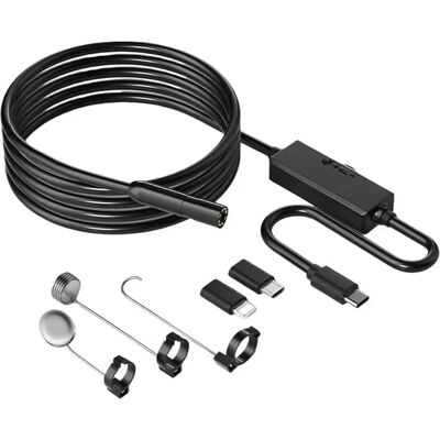 INF Endoscope à lentille unique 3-en-1 AN112 avec câble flexible pour inspection industrielle 3.5m - Publicité INF Endoscope à lentille unique 3-en-1 AN112 avec câble flexible pour inspection industrielle 3.5m - Publicité