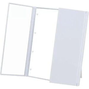 INF Miroir de Maquillage Lumineux Tri-Pliant Portable avec Support Réglable Blanc - Publicité INF Miroir de Maquillage Lumineux Tri-Pliant Portable avec Support Réglable Blanc - Publicité