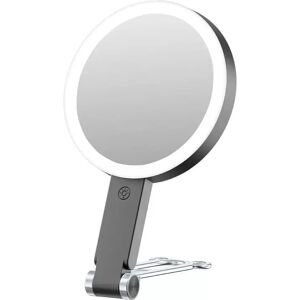 INF Miroir de maquillage LED avec support rond ours - Grossissement 20x, conception tri-pliée Le noir - Publicité INF Miroir de maquillage LED avec support rond ours - Grossissement 20x, conception tri-pliée Le noir - Publicité