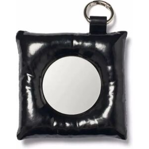 INF Miroir de poche rembourré en PU - Miroir compact carré style coréen pour femmes, voyage et retouches Le noir - Publicité INF Miroir de poche rembourré en PU - Miroir compact carré style coréen pour femmes, voyage et retouches Le noir - Publicité