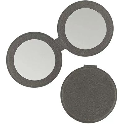 INF Miroir de Maquillage Double Face Magnétique Portable - Compact et Élégant Gris - Publicité INF Miroir de Maquillage Double Face Magnétique Portable - Compact et Élégant Gris - Publicité