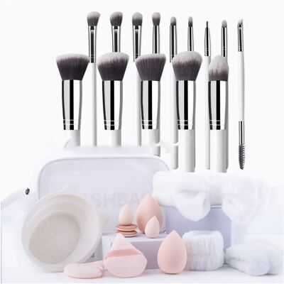 INF Ensemble de 27 Pinceaux de Maquillage - Collection Complète avec Trousse de Rangement Portable - Publicité INF Ensemble de 27 Pinceaux de Maquillage - Collection Complète avec Trousse de Rangement Portable - Publicité