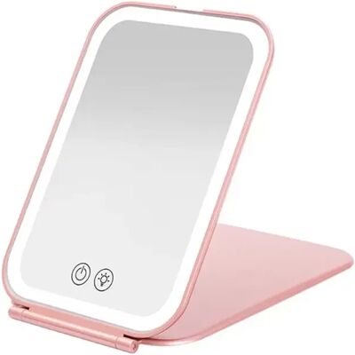 INF Miroir de Maquillage LED Portable et Pliable : Rechargeable, Tactile et à Intensité Variable Or rose - Publicité INF Miroir de Maquillage LED Portable et Pliable : Rechargeable, Tactile et à Intensité Variable Or rose - Publicité