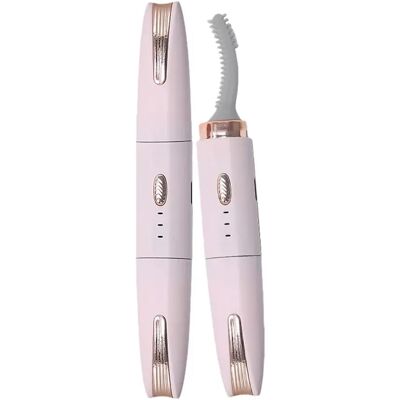 INF Recourbe-cils électrique chauffant et tondeuse à sourcils 2-en-1, rechargeable par USB, chauffage rapide Rose - Publicité INF Recourbe-cils électrique chauffant et tondeuse à sourcils 2-en-1, rechargeable par USB, chauffage rapide Rose - Publicité