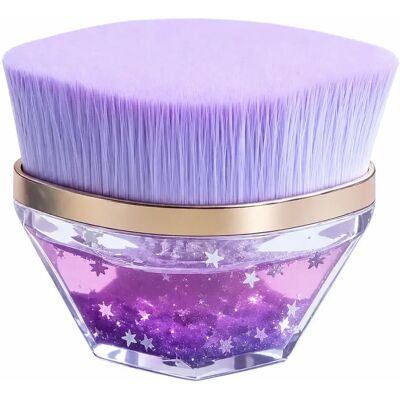 INF Pinceau fond de teint liquide effet sable mouvant, fibres bicolores douces et capuchon protecteur Violet - Publicité INF Pinceau fond de teint liquide effet sable mouvant, fibres bicolores douces et capuchon protecteur Violet - Publicité