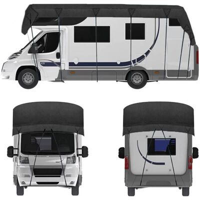 INF Housse de camping-car noire, tissu Oxford 210D XXL - Publicité INF Housse de camping-car noire, tissu Oxford 210D XXL - Publicité