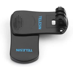INF Pince de sac à dos rotative 360° compatible avec GoPro Hero 13 et GoPro Hero 9 - Support mains libres pour caméra d'action