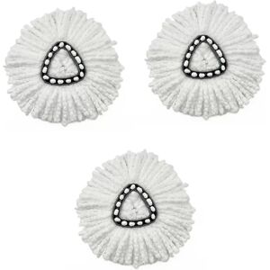 INF Lot de 3 recharges de têtes de balai en microfibre compatibles avec O-Cedar Vileda Blanc - Publicité INF Lot de 3 recharges de têtes de balai en microfibre compatibles avec O-Cedar Vileda Blanc - Publicité