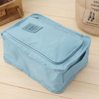 INF Sac de rangement pour chaussures Bleu - Publicité INF Sac de rangement pour chaussures Bleu - Publicité