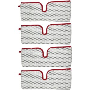 INF Pack de 4 tampons microfibre réutilisables compatibles avec Vileda ProMist MAX et O-Cedar ProMist MAX pour nettoyage humide