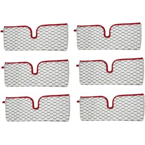 INF Lot de 6 housses de vadrouille en microfibre - Réutilisables humides et secs, compatibles avec Vileda ProMist MAX et