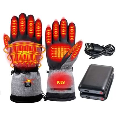INF Gants Chauffants Rechargeables avec 2 Batteries 5000mAh - Gants Électriques pour Activités Extérieures Hivernales - Publicité INF Gants Chauffants Rechargeables avec 2 Batteries 5000mAh - Gants Électriques pour Activités Extérieures Hivernales - Publicité
