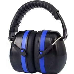 INF Casque Anti-Bruit - Serre-tête Ajustable, Protection Auditive pour Tir, Usage Industriel Bleu + Noir - Publicité INF Casque Anti-Bruit - Serre-tête Ajustable, Protection Auditive pour Tir, Usage Industriel Bleu + Noir - Publicité