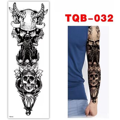 INF Autocollant de tatouage temporaire pour bras complet 3 - Publicité INF Autocollant de tatouage temporaire pour bras complet 3 - Publicité