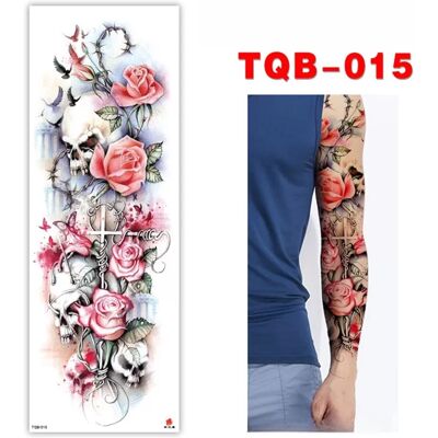INF Autocollant de tatouage temporaire pour bras complet 9 - Publicité INF Autocollant de tatouage temporaire pour bras complet 9 - Publicité