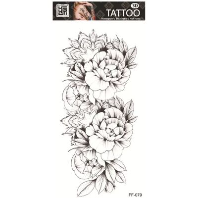 INF Tatouage temporaire imperméable - Motif floral model 2 - Publicité INF Tatouage temporaire imperméable - Motif floral model 2 - Publicité