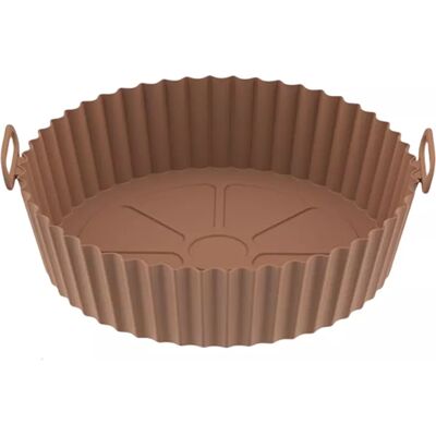 INF Bol en silicone pour friteuse à air - Marron - bol en silicone pour friteuse à air - Publicité INF Bol en silicone pour friteuse à air - Marron - bol en silicone pour friteuse à air - Publicité