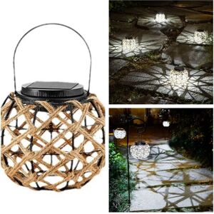 INF Lanterne Solaire d'Extérieur - Éclairage LED Décoratif pour Patio, Jardin et Allée Blanc - Publicité INF Lanterne Solaire d'Extérieur - Éclairage LED Décoratif pour Patio, Jardin et Allée Blanc - Publicité