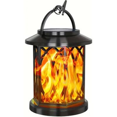 INF Lampe Solaire Flamme d'Extérieur avec Clip - Lanterne de Jardin LED à Effet Flamme - Publicité INF Lampe Solaire Flamme d'Extérieur avec Clip - Lanterne de Jardin LED à Effet Flamme - Publicité