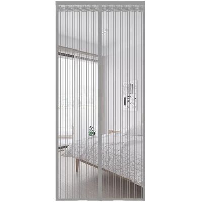 INF Porte moustiquaire magnétique avec 9 paires d'aimants, grise, 90 x 210 cm - Publicité INF Porte moustiquaire magnétique avec 9 paires d'aimants, grise, 90 x 210 cm - Publicité