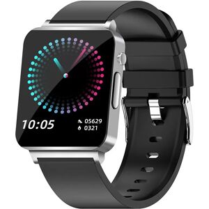 INF Montre intelligente avec ECG, pouls, oxygène sanguin, moniteur de sommeil Argent - Publicité INF Montre intelligente avec ECG, pouls, oxygène sanguin, moniteur de sommeil Argent - Publicité