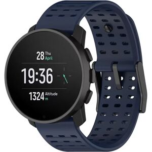 INF Bracelet en silicone pour montre de sport Suunto Vertical 9 Peak Series Bleu foncé - Publicité INF Bracelet en silicone pour montre de sport Suunto Vertical 9 Peak Series Bleu foncé - Publicité