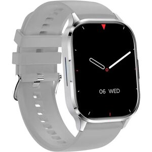 INF Montre intelligente étanche avec différents modes sportifs, appels Bluetooth Argent - Publicité INF Montre intelligente étanche avec différents modes sportifs, appels Bluetooth Argent - Publicité