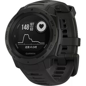 Bracelet en silicone INF pour Garmin Instinct - Noir - Publicité Bracelet en silicone INF pour Garmin Instinct - Noir - Publicité