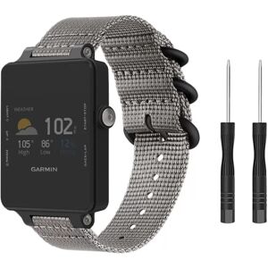 INF Bracelet de montre en nylon pour Garmin Vivoactive Acétate Gris - Publicité INF Bracelet de montre en nylon pour Garmin Vivoactive Acétate Gris - Publicité