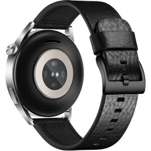 INF Bracelet de Montre en Cuir Véritable 20mm pour Montres Connectées Huawei & Samsung Le noir 24 mm - Publicité INF Bracelet de Montre en Cuir Véritable 20mm pour Montres Connectées Huawei & Samsung Le noir 24 mm - Publicité