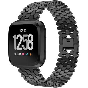 INF Bracelet de montre en acier inoxydable pour montre Fitbit Versa Series Le noir Fitbit Versa 4 - Publicité INF Bracelet de montre en acier inoxydable pour montre Fitbit Versa Series Le noir Fitbit Versa 4 - Publicité